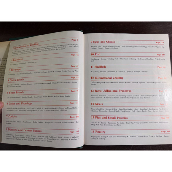 Vintage 1973 The New McCall's Cookbook Mary Eckley First Edition Hardcover - Picture 7 of 10